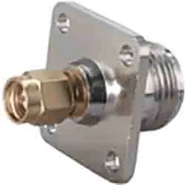 Huber+Suhner Straight RF Adapter SMA Plug to N Socket 18GHz - 39_SMA-N-50-1/1--_NE product image