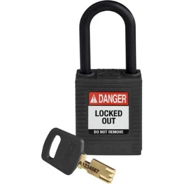 Brady LOTO-101 Key Weatherproof Nylon Padlock, 6.35mm Shackle, 38.00mm Body - 150231 product image