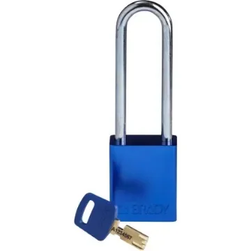 Brady LOTO-99 Key Weatherproof Aluminium Padlock, 6.35mm Shackle, 38.00mm Body - 150241 product image
