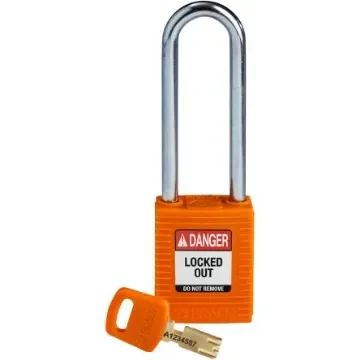 Brady LOTO-101 Key Weatherproof Nylon, Steel Padlock, 6.35mm Shackle, 38.00mm Body - 150248 product image