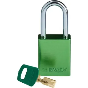 Brady LOTO-99 Key Weatherproof Aluminium Padlock, 6.35mm Shackle, 38.00mm Body - 150264 product image
