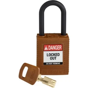 Brady LOTO-101 Key Weatherproof Nylon Padlock, 6.35mm Shackle, 38.00mm Body - 150318 product image