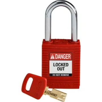 Brady LOTO-101 Key Weatherproof Nylon, Steel Padlock, 6.35mm Shackle, 38.00mm Body - 150321 product image