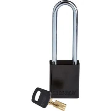 Brady LOTO-99 Key Weatherproof Aluminium Padlock, 6.35mm Shackle, 38.00mm Body - 150331 product image