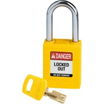 Brady LOTO-101 Key Weatherproof Nylon, Steel Padlock, 6.35mm Shackle, 38.00mm Body - 150343 product image