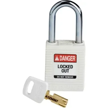 Brady LOTO-101 Key Weatherproof Nylon, Steel Padlock, 6.35mm Shackle, 38.00mm Body - 150367 product image