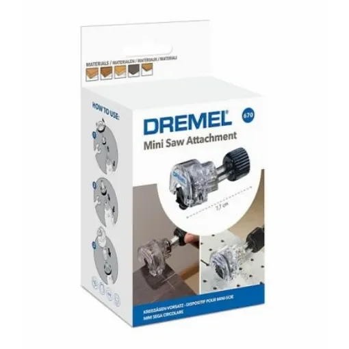 Dremel 1-Piece Mini Saw Attachment, for use with Dremel multi-tool - 26150670JD product image
