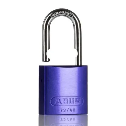 ABUS Key Weatherproof Aluminium Padlock, Keyed Alike, 6mm Shackle, 38.5mm Body - 45242 product image