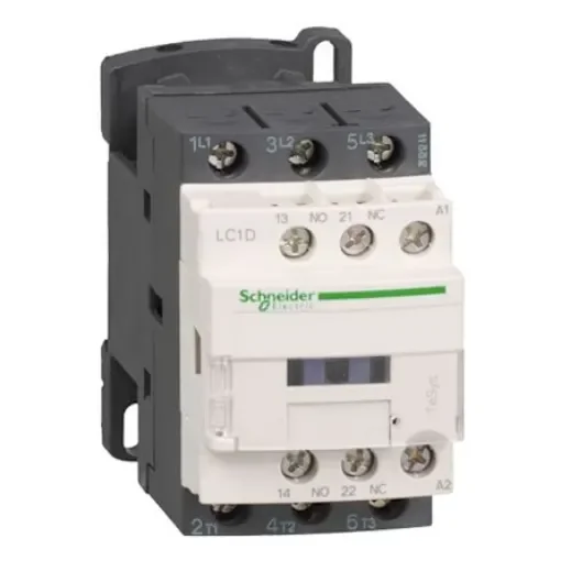 Schneider Electric TeSys D LC1D Contactor, 230 V ac Coil, 3-Pole, 12 A, 7.5 kW, 3NO, 690 V ac - LC1D12P7TQ product image