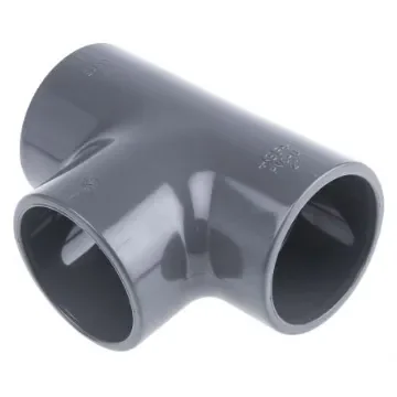 Georg Fischer Plastic Pipe Fitting, 90° Equal Tee, 2in - 721201111 product image