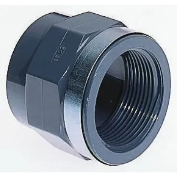 Georg Fischer Plastic Pipe Fitting, Straight Threaded Socket, Rp 1 1/2in to Cement 1-1/2in - 721911010 product image