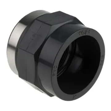 Georg Fischer Plastic Pipe Fitting, Straight Threaded Socket, Rp 2in to Cement 2in - 721911011 product image