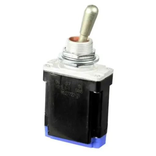 Honeywell Toggle Switch, Bushing Mount, On-Off-On, SPDT, Wire Lead Terminal, 125V ac - 101TL1-1 product image