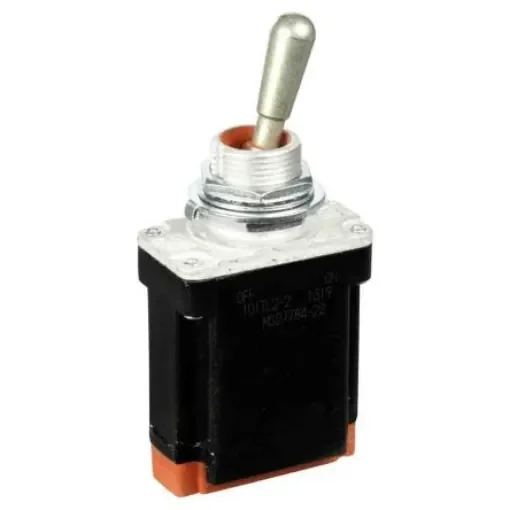 Honeywell Toggle Switch, Bushing Mount, On-Off, SPST, Wire Lead Terminal, 125V ac - 101TL2-2 product image