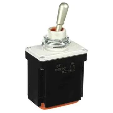 Honeywell Toggle Switch, Panel Mount, (On)-Off, 2RT, Screw Terminal - 102TL2-2 product image