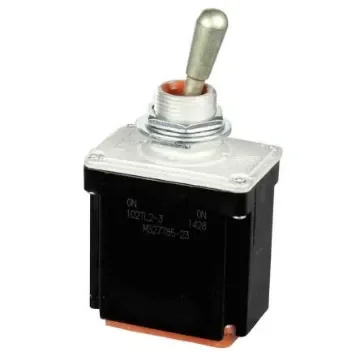 Honeywell Toggle Switch, Bushing Mount, On-On, DPDT, Wire Lead Terminal - 102TL2-3 product image