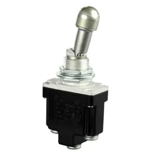 Honeywell Toggle Switch, Bushing Mount, SPDT, Screw Terminal, 125V ac - 1TL1-8F product image