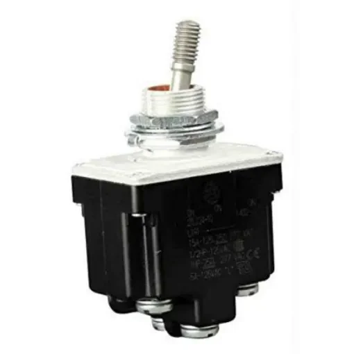 Honeywell Toggle Switch, Bushing Mount, On-On-On, DPDT, Screw Terminal, 125V ac - 2TL124-10 product image