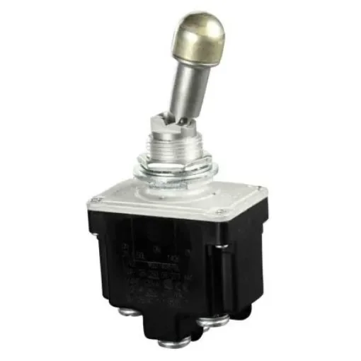 Honeywell Toggle Switch, Bushing Mount, DPDT, Screw Terminal, 125V ac - 2TL1-50L product image