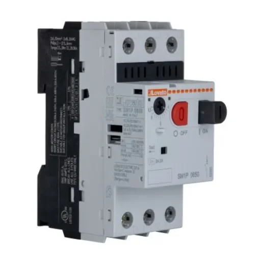 Lovato 5 A SM1P Motor Protection Unit, 400 V - SM1P0650 product image