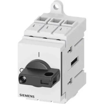 Siemens 3 Pole DIN Rail Isolator Switch - 32A Maximum Current - 3LD3230-0TK11 product image