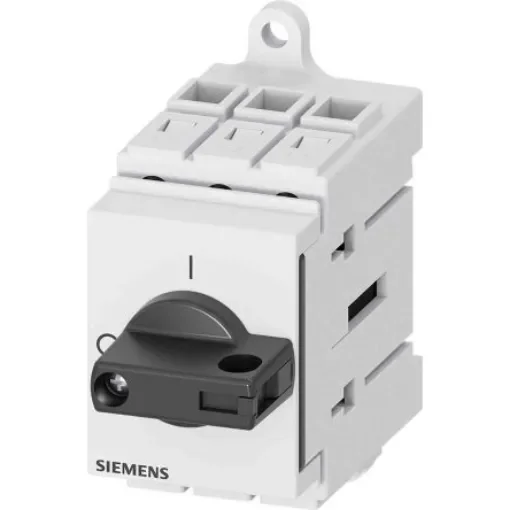 Siemens 3 Pole DIN Rail Isolator Switch - 63A Maximum Current - 3LD3430-0TK11 product image