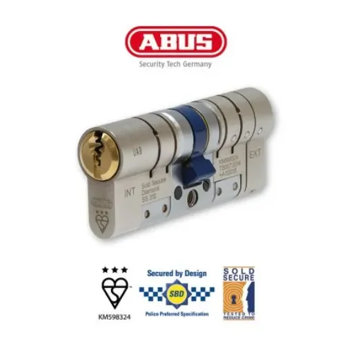 ABUS Brass Euro Cylinder Lock, 30/30 mm (60mm) - 91334 product image
