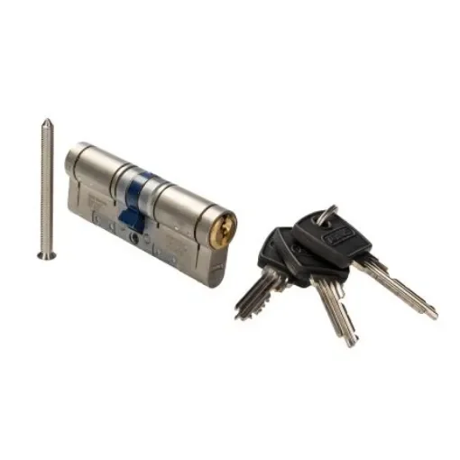 ABUS Brass Euro Cylinder Lock, 40/40 mm (80mm) - 91342 product image