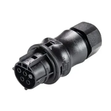 Wieland RST CLASSIC Series Connector, 4-Pole, Female, 4-Way, Push-In, 20A, IP66, IP68, IP69 - 96.041.4053.1 product image