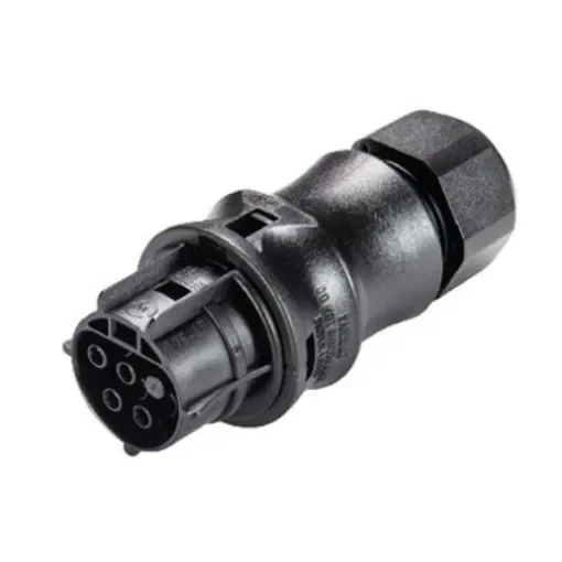 Wieland RST CLASSIC Series Connector, 4-Pole, Female, 4-Way, Push-In, 20A, IP66, IP68, IP69 - 96.041.4053.1 product image