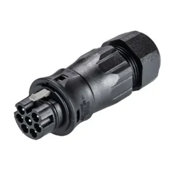 Wieland RST CLASSIC Series Connector, 7-Pole, Male, 7-Way, Push-In, 20A, IP66, IP68, IP69 - 96.072.4553.1 product image