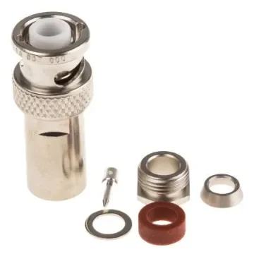 Radiall, Plug Cable Mount BNC Connector, 50O, Clamp Termination, Straight Body - R316007000 product image