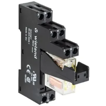 Wieland R1.188 Safety Relay Safety Relay, 24V dc, Single Channel, 2 Safety Contacts - R1.188.3950.0 product image
