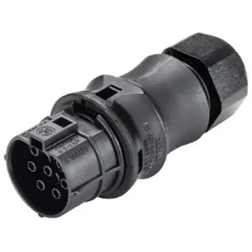 Wieland RST CLASSIC Series Connector, 7-Pole, Female, 7-Way, Push-In, 16A, IP66, IP68, IP69 - 96.071.4053.1 product image