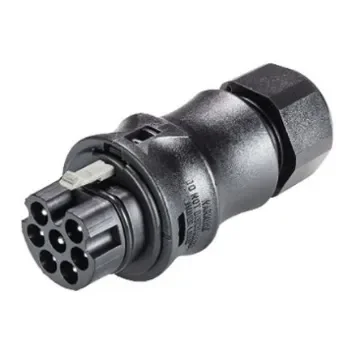 Wieland RST CLASSIC Series Connector, 7-Pole, Male, 7-Way, Push-In, 16A, IP66, IP68, IP69 - 96.072.4053.1 product image