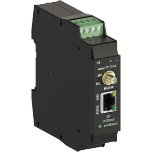 Wieland WIENET AP ETH-A-A 1 Port Wireless Access Point, 802.11b, 802.11g, 802.11n, 10/100Mbit/s - 83.040.0051.0 product image