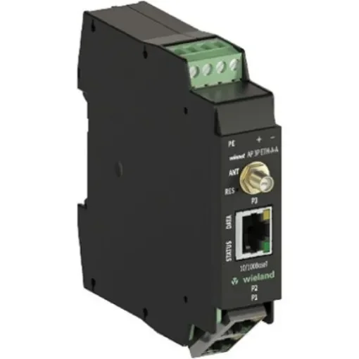 Wieland WIENET AP 3P ETH-A-A 3 Port Wireless Access Point, 802.11b, 802.11g, 802.11n, 10/100Mbit/s - 83.040.0053.0 product image