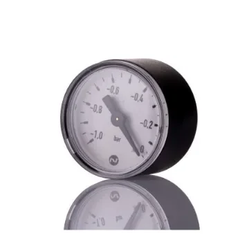 Norgren G 1/8 Analogue Pressure Gauge -1bar Back Entry 40mm Outside Diameter - M/58080 product image