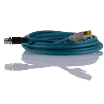Phoenix ContactCAT6A, 5m Cat6a, Blue M12 to Male RJ45 Male Shielded, Terminated - 1407473 product image