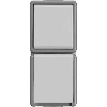 Siemens Grey Rocker Light Switch, 5TA4 - 5TA4826 product image