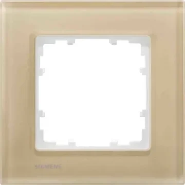 Siemens White 1 Gang Frame - 5TG1201-4 product image