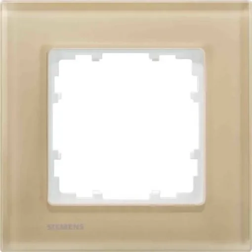 Siemens White 1 Gang Frame - 5TG1201-4 product image