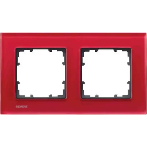 Siemens White 2 Gang Frame - 5TG1202-3 product image