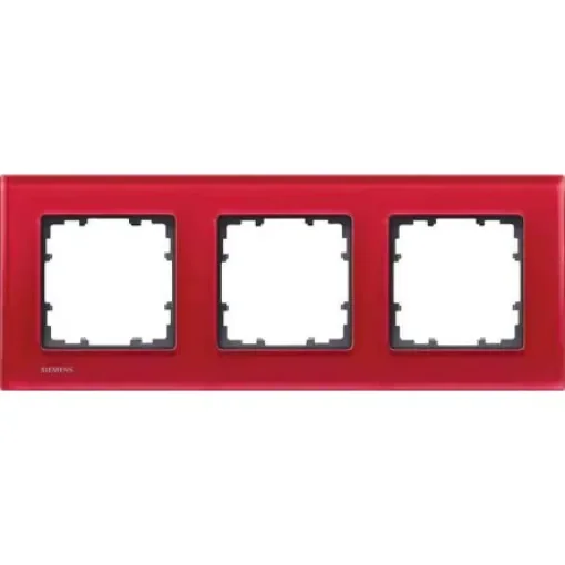 Siemens White 3 Gang Frame - 5TG1203-3 product image