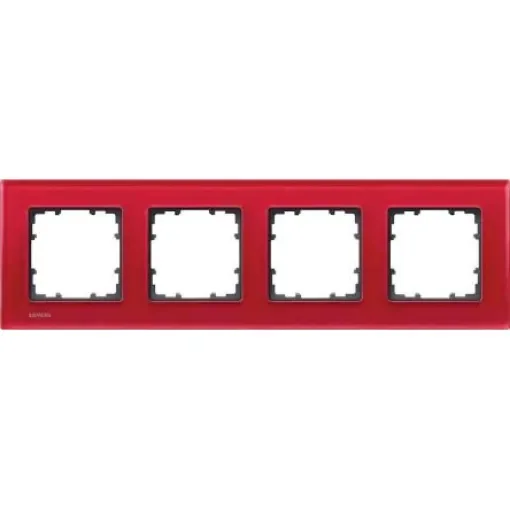 Siemens White 4 Gang Frame - 5TG1204-3 product image