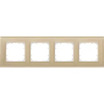 Siemens Black 4 Gang Frame - 5TG1204-4 product image