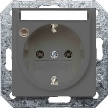 Siemens 1 Gang Plug Socket, 16A, Indoor Use - 5UB1944 product image