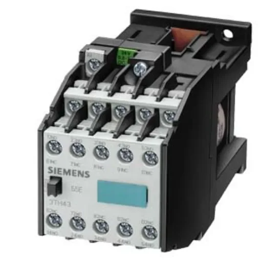 Siemens SIRIUS 3TH4 Contactor Relay, 24 V dc Coil, 8-Pole, 6 A, 1NC + 7NO - 3TH4271-5KB4 product image