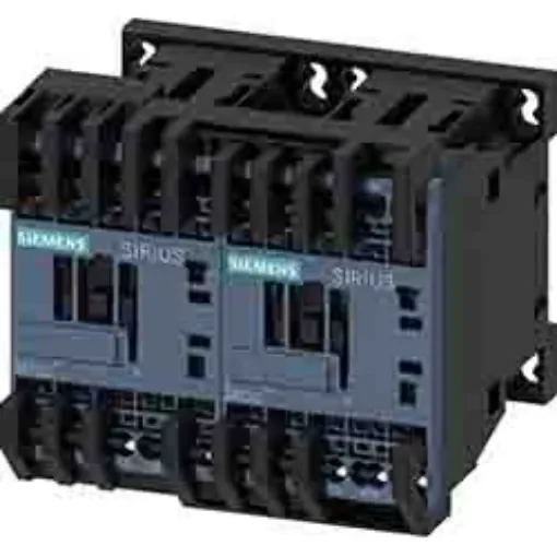 Siemens SIRIUS Reversing Contactor, 110 V ac Coil, 3-Pole, 7 A, 3 kW, 3NO - 3RA2315-8XB30-2AF0 product image
