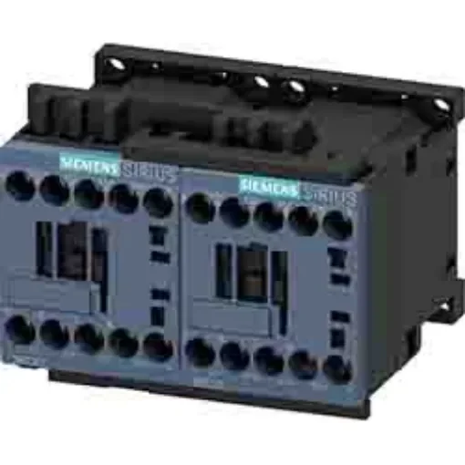 Siemens SIRIUS Reversing Contactor, 24 V ac Coil, 3-Pole, 12 A, 5 kW, 3NO - 3RA2317-8XB30-1AB0 product image